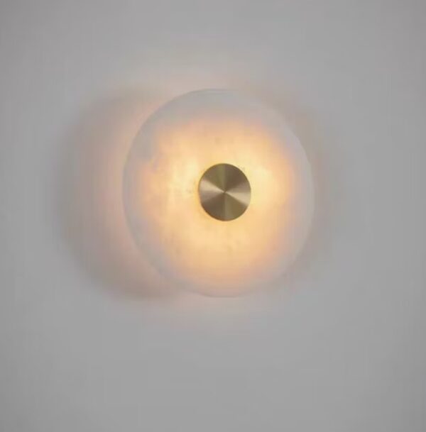 Designer Simple Natural Snow Stone Wall Lamp for The Living Room Bedroom Corridor of The Creative Wall Light