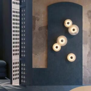 Designer Simple Natural Snow Stone Wall Lamp for The Living Room Bedroom Corridor of The Creative Wall Light