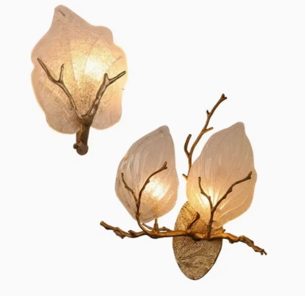Modern Copper Light Luxury Wall Lamp Creative Living Room Bedroom Bedside Lamp Wall Lamp
