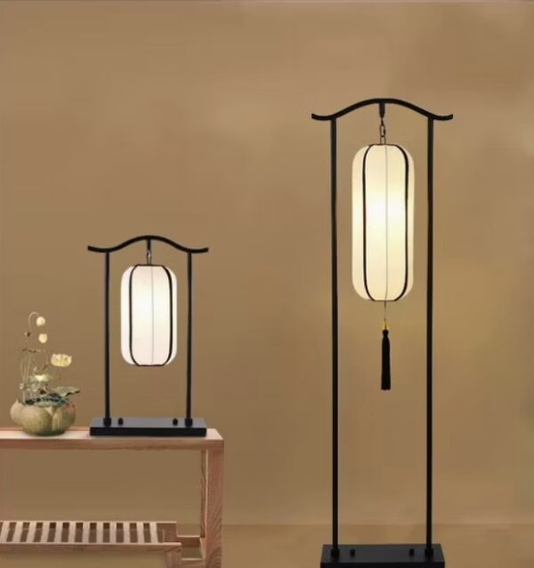 New Chinese Floor Lamp Living Room Hotel Vertical Floor Lamp