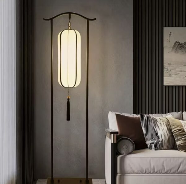 New Chinese Floor Lamp Living Room Hotel Vertical Floor Lamp