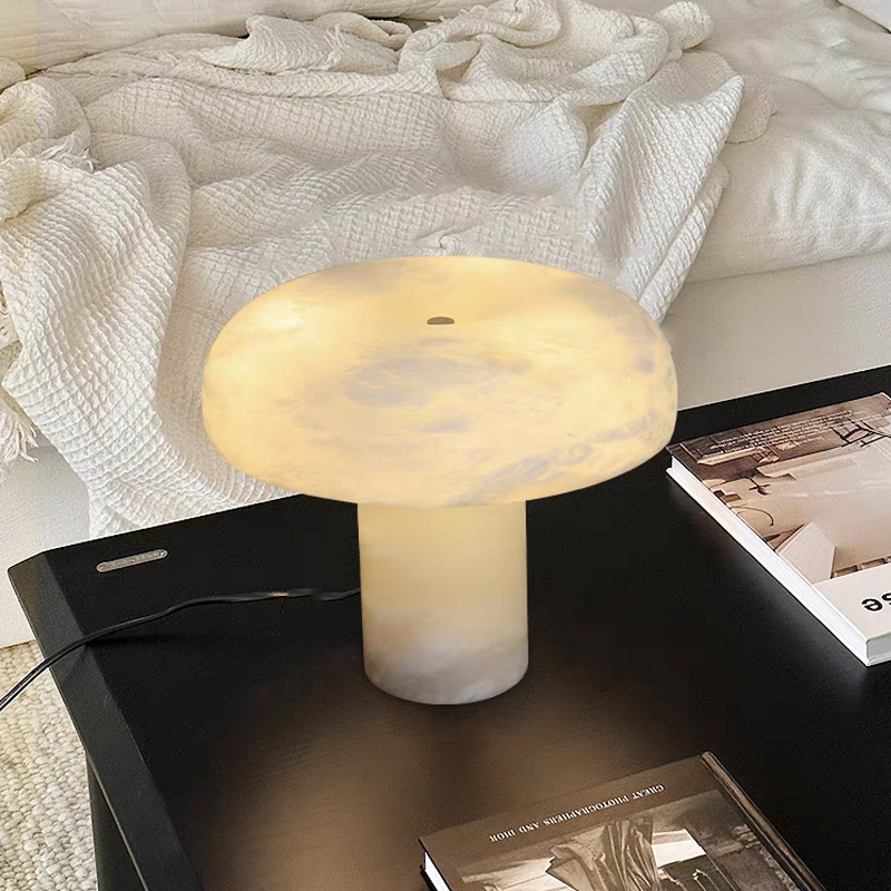 Alabaster Table Lamp Is Suitable for Indoor Decoration Lighting Desk Lamp – Image 4