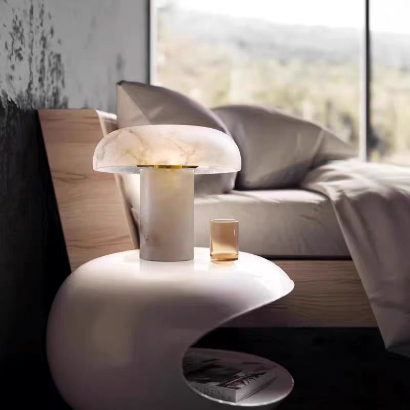 Alabaster Table Lamp Is Suitable for Indoor Decoration Lighting Desk Lamp – Image 3