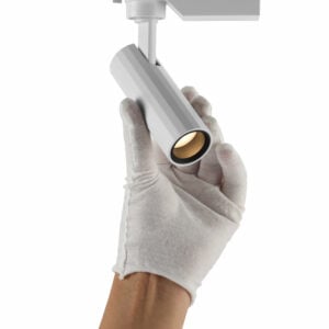 Prism Series Track Spotlights: Geometric Design with Track & Ceiling Mount Versatility