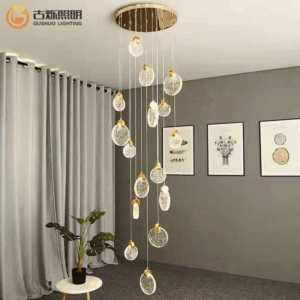 Modern Luxury Crystal Chandelier: Contemporary Design with Elegant Glow