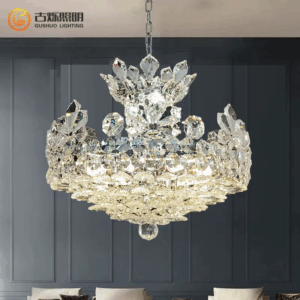 Gusurelighting Luxury Crystal Chandelier: Opulent Glow for Diverse Elegant Spaces