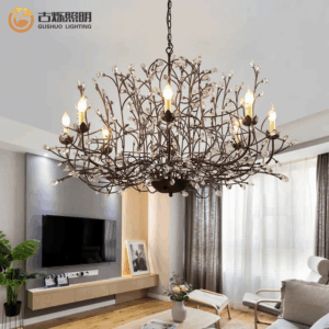 Crystal Chandelier - Luxury Vintage American Style Creative Chandelier for Living Room