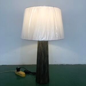 Modern Fabric Table Lamp | Wooden Bedside Table Lamp for Hotel and Bedroom